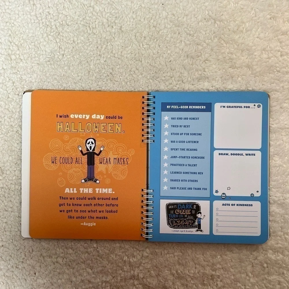 ☀️2/$14 Wonder School Planner A Week-at-a-Glance Kids' Planner w/Stickers Diary